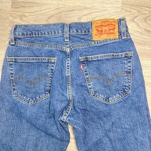 Levi's® 505 Men's Regular Fit Straight Jeans Stretch Blue Size 29/30